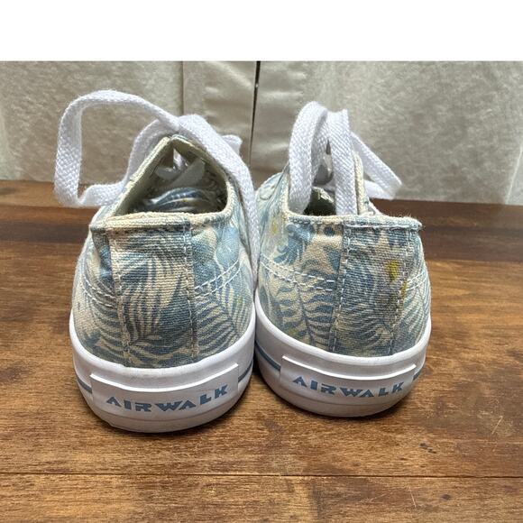 Airwalk Women's Legacee Canvas Floral Hawaiian Blue & Cream No. 181510 Size 6 - Picture 6 of 9